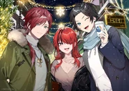 NIJISANJI December Seasonal Voice 2021 illustration by Kurono Yuu