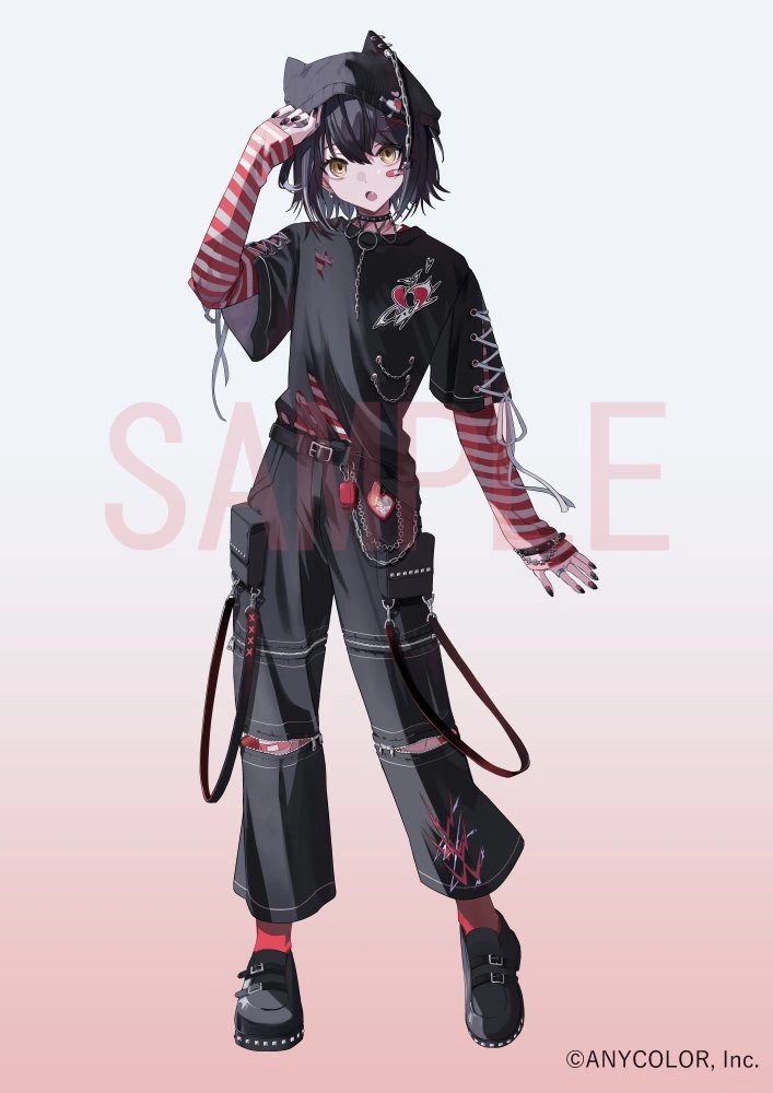 Nijisanji FANCY TOXIC Goods Illustration by Kushiro Kuki