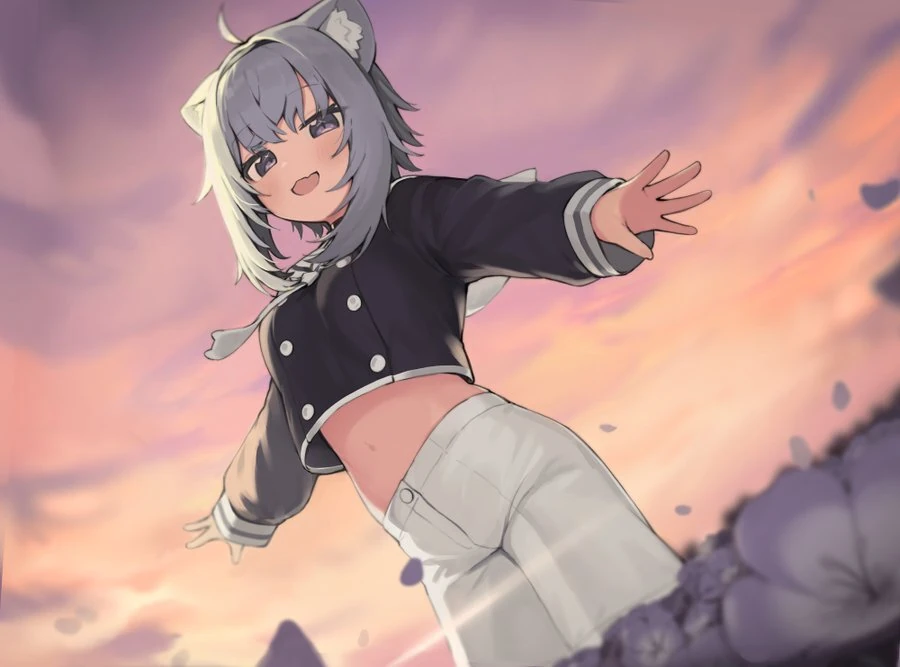 Nekomata Okayu 2021 Birthday Illustration<br>by Ceramic06