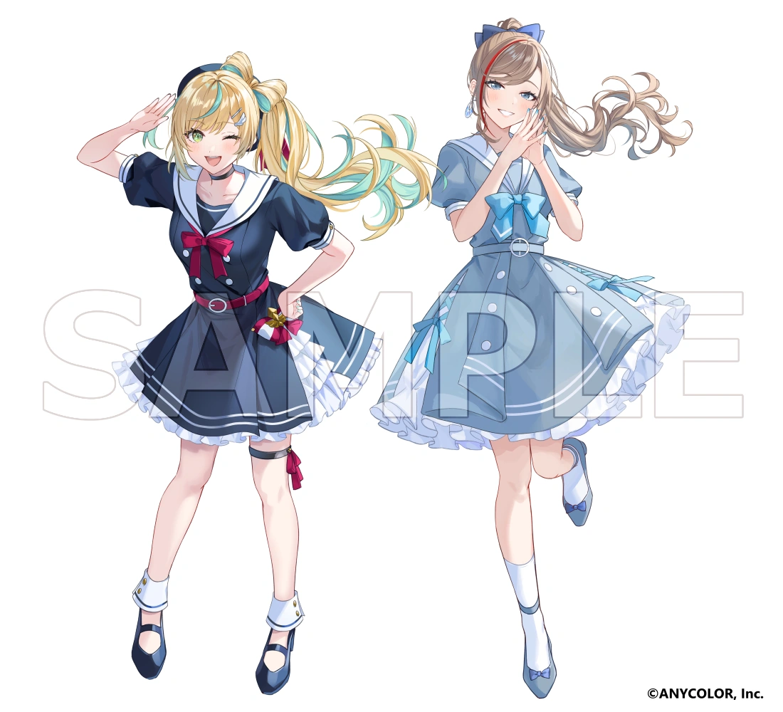 "Nijisanji Marine" Goods Illustration by Mizu