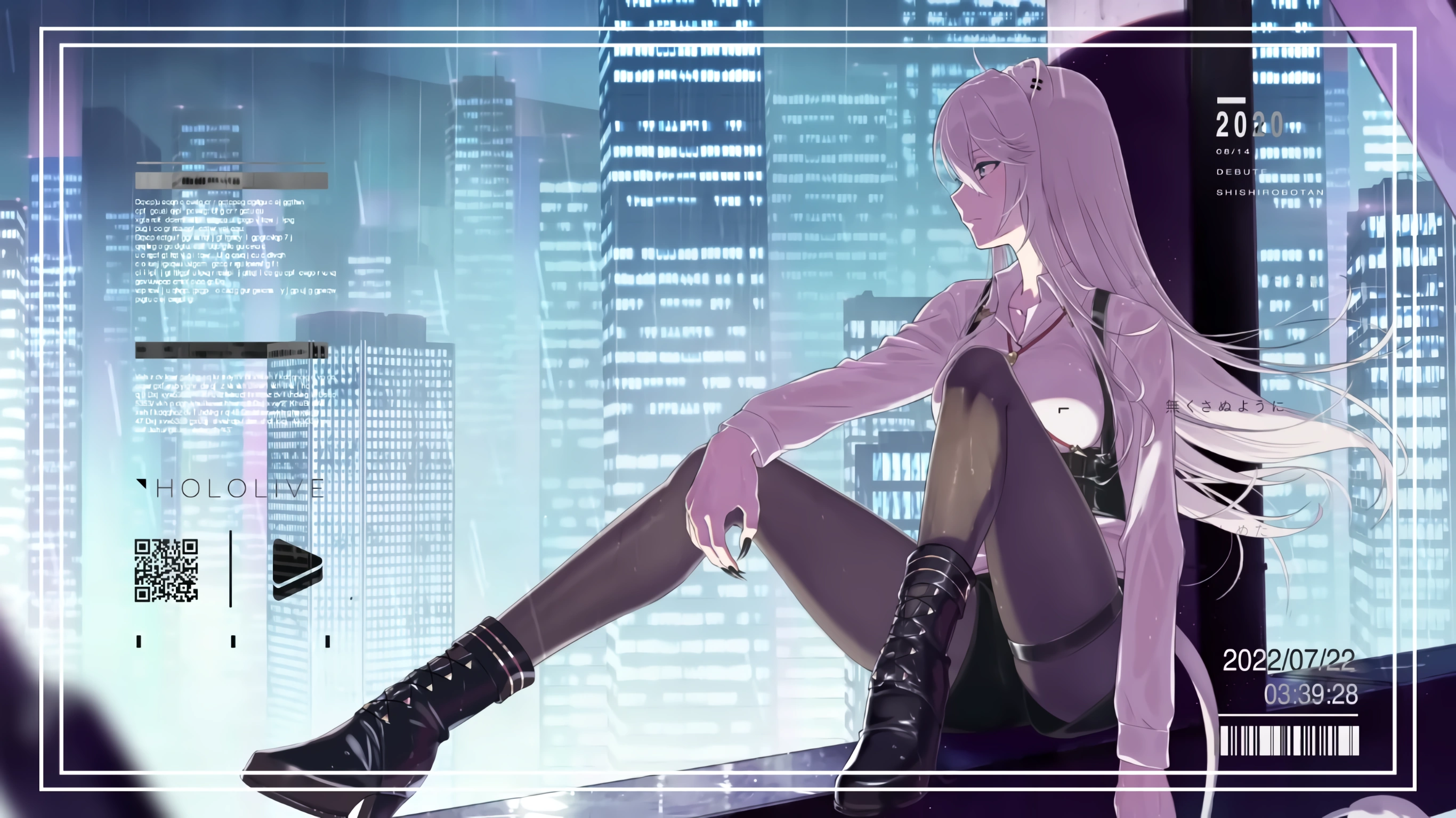 Art of Shishiro Botan in her original song "III Love You"