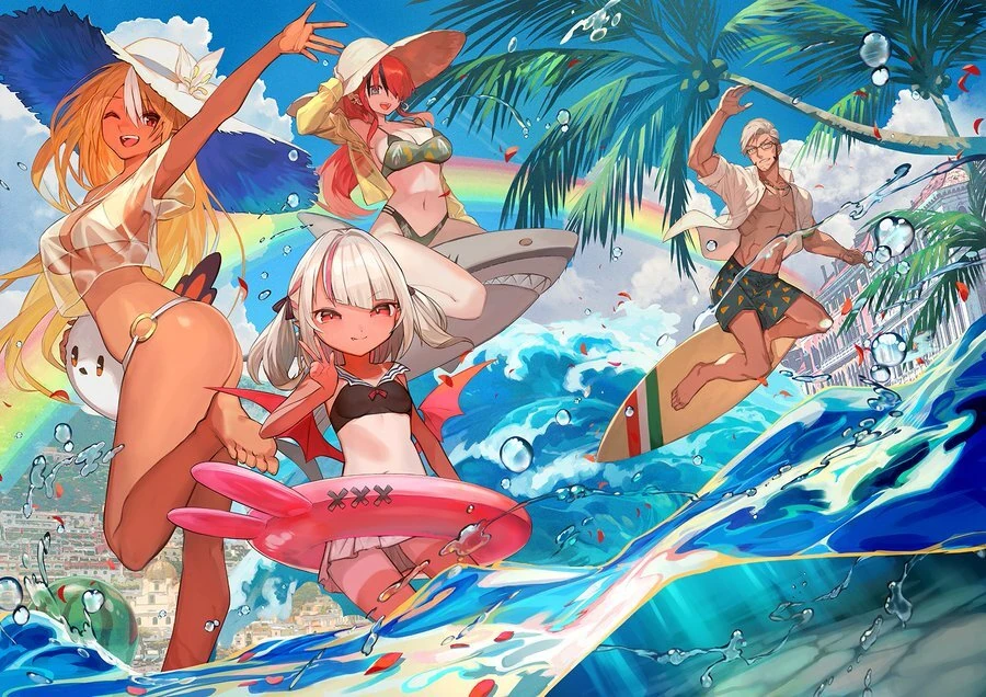 V Summer Illustration<br>by lack