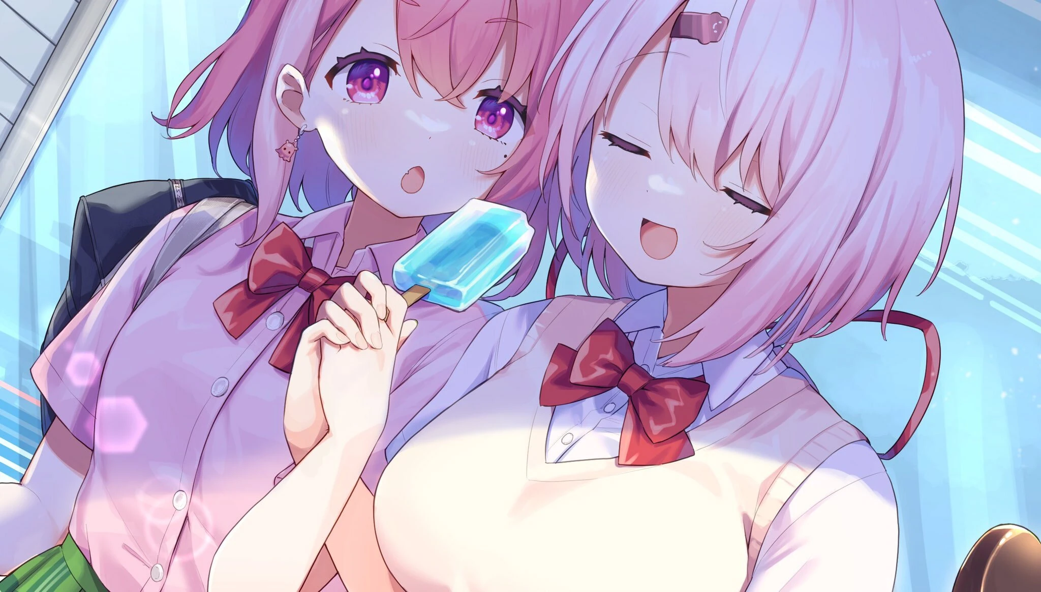 Yuri Tube 6 Fanbook Contribution Illustration<br>by ksk