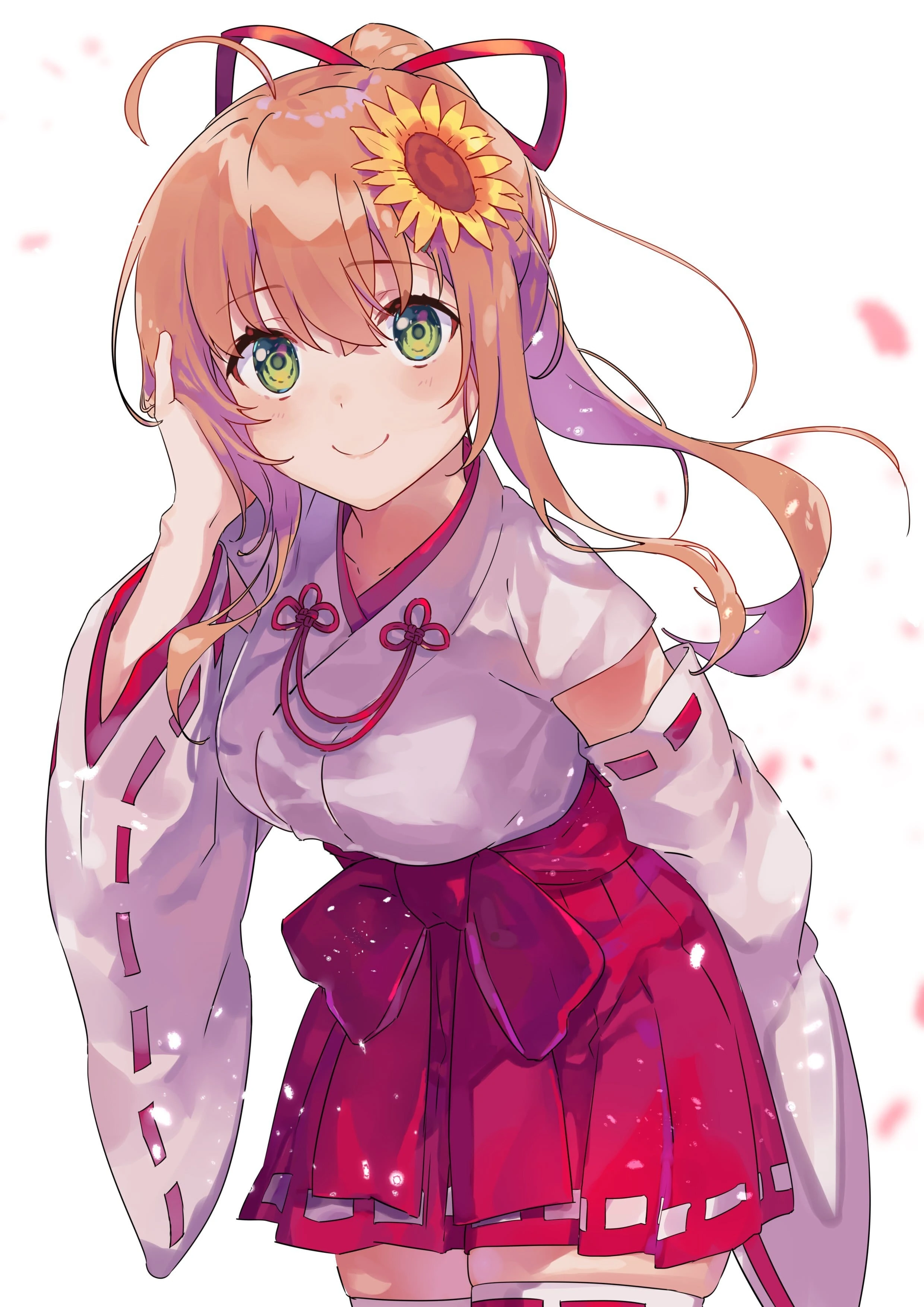 New Year Shrine Maiden Outfit Illustration<br>by Nana