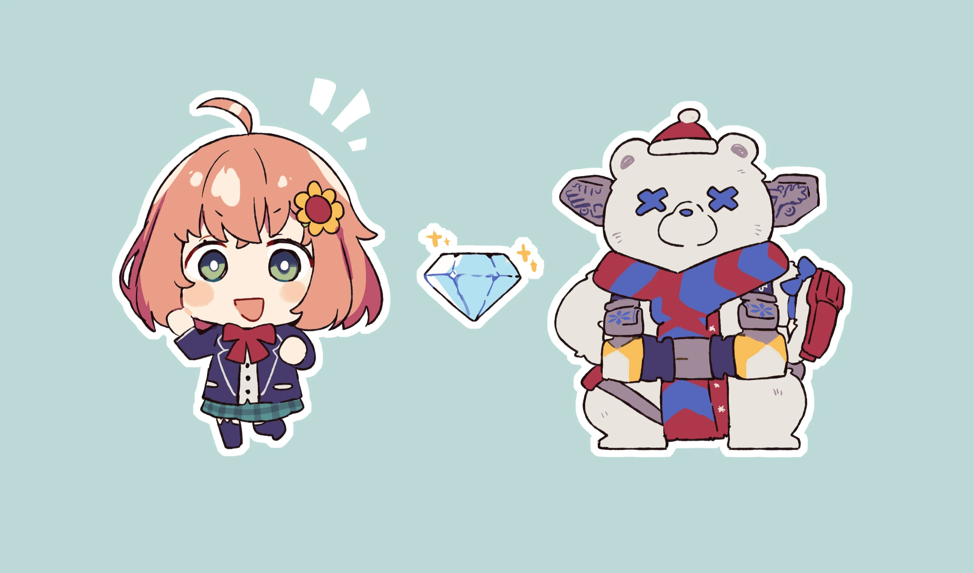 Honma Himawari and Brudda Bear by Nana