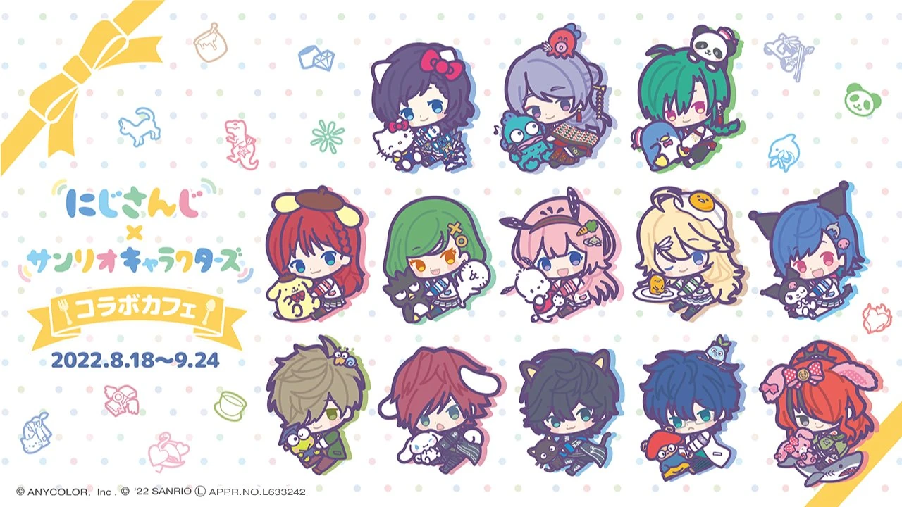 NIJISANJI x Sanrio collaboration cafe
