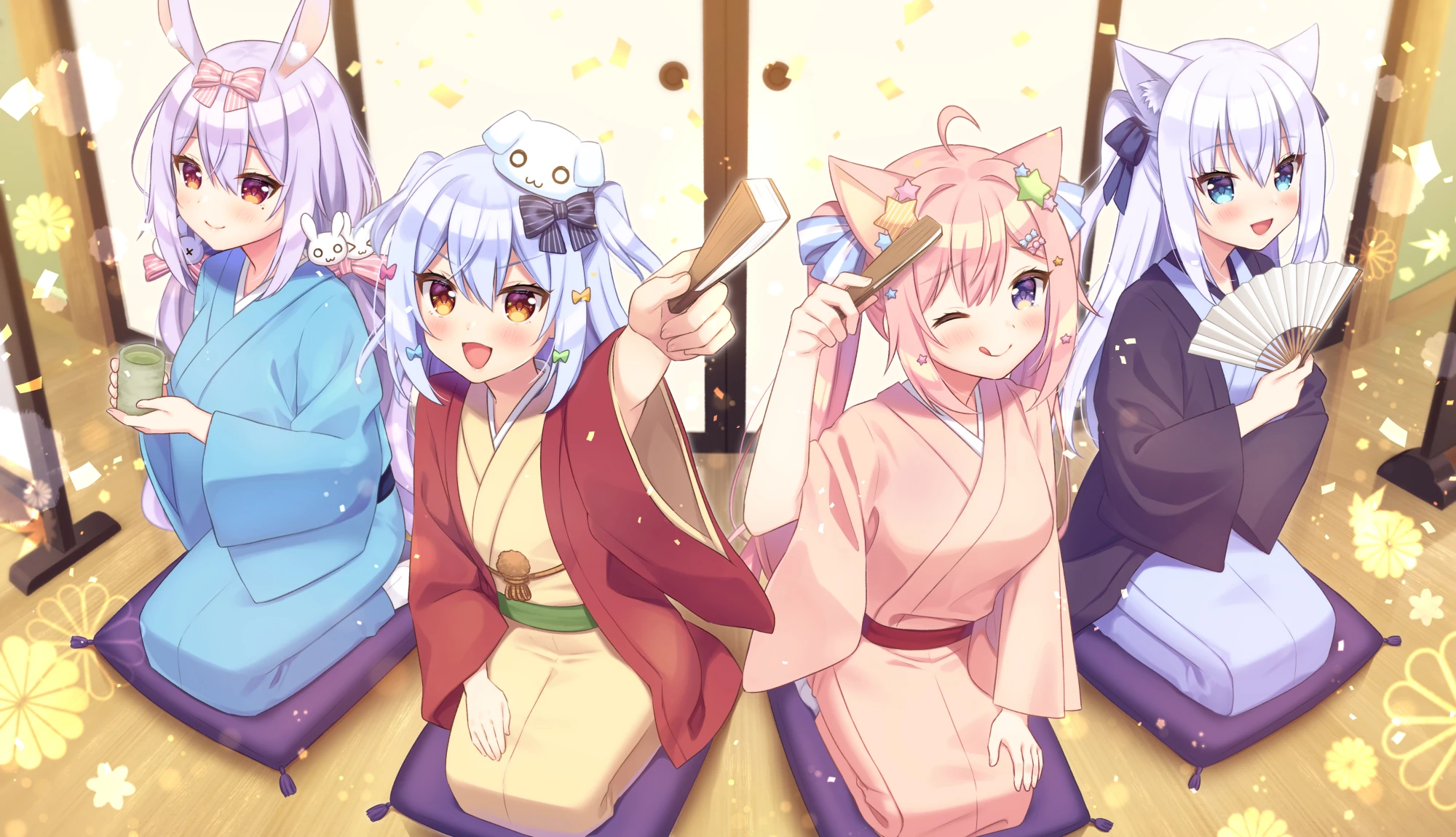 Nippon Egao Hyakkei Illustration