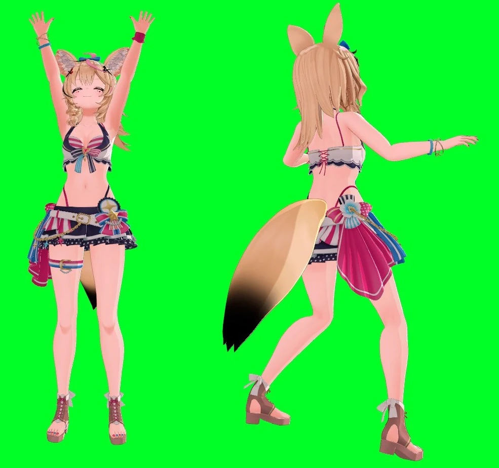 hololive Summer 2023 Swimsuit (Front and Back)