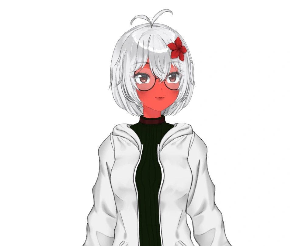 Previous customizable model base from Azuyanii used while the official Live2D model was being created