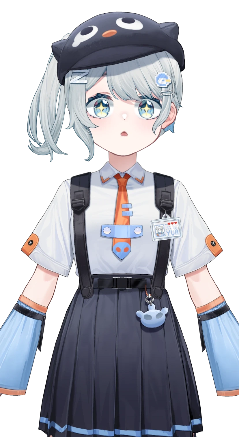 School Uniform With Ponytail Hairstyle