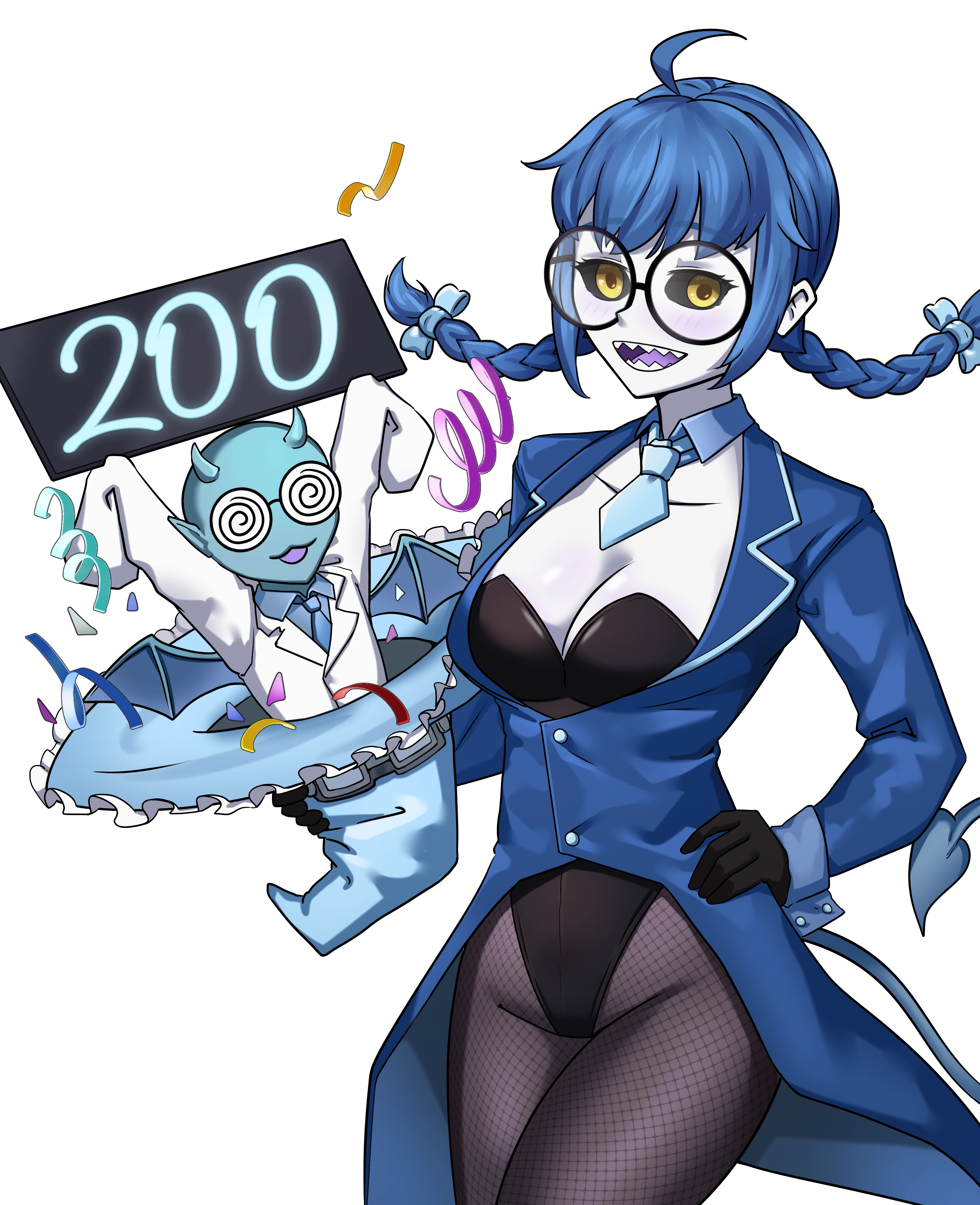 200 Follow celebration by yoru_plus