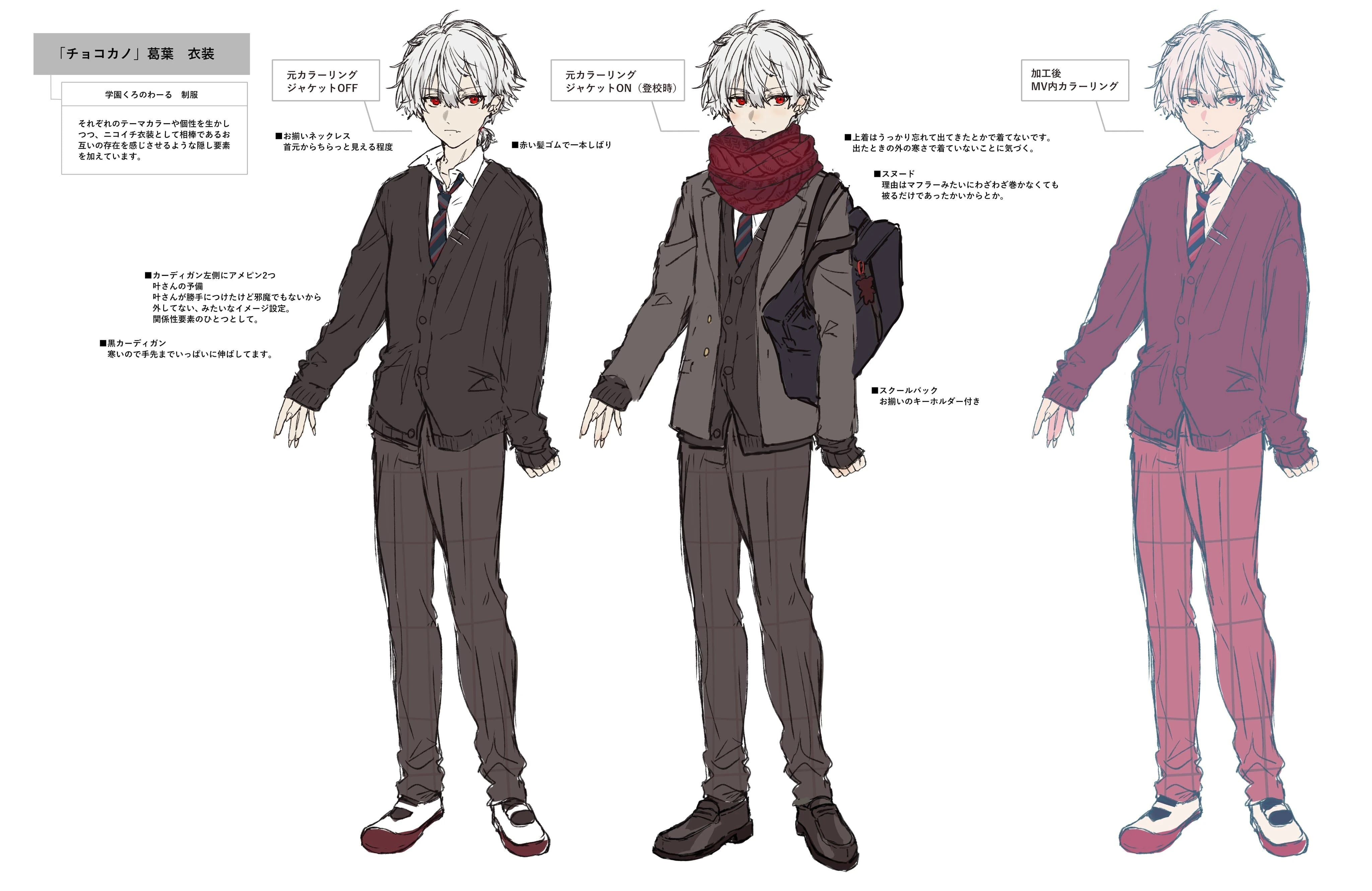 HoneyWorks medley Costume Design<br>by Mikkun