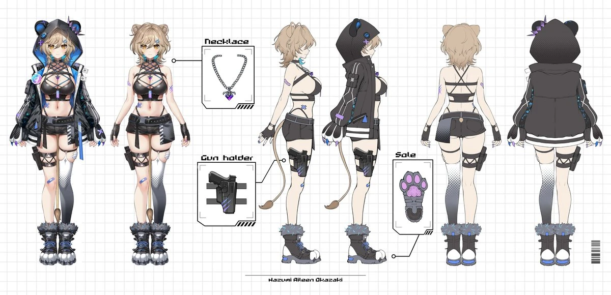 Casual Outfit Reference Sheet