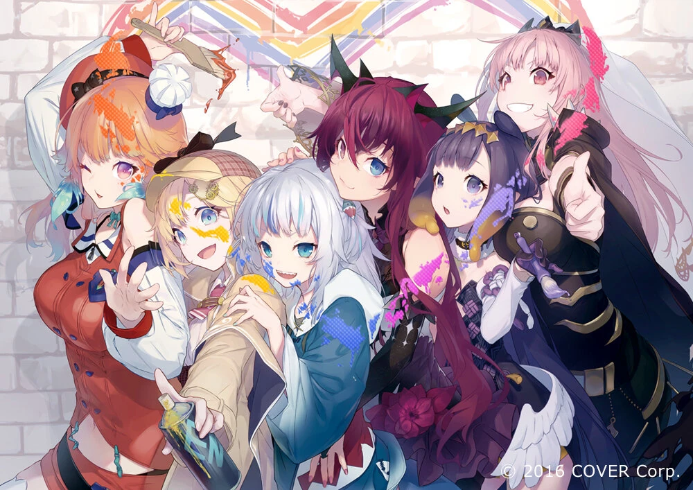 Hololive November Calendar 2022 Illustration<br>by Niritsu