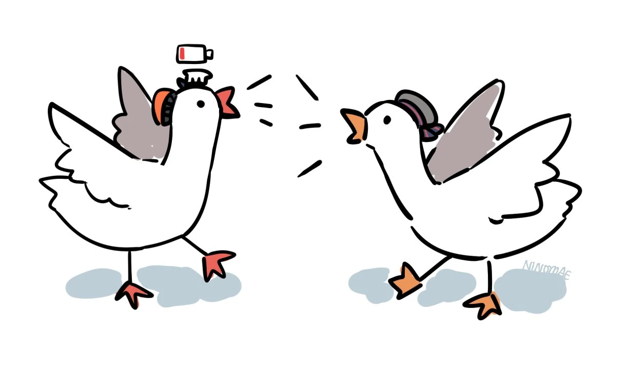 Takanashi Kiara and Oozora Subaru as Geese