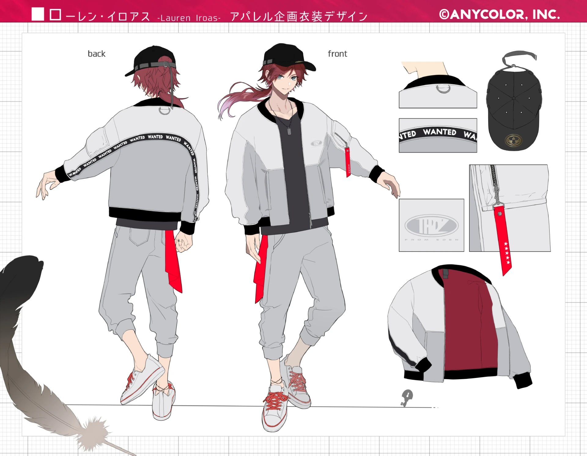 THRONEZ Matching Outfit Reference Sheet<br>by Lowro