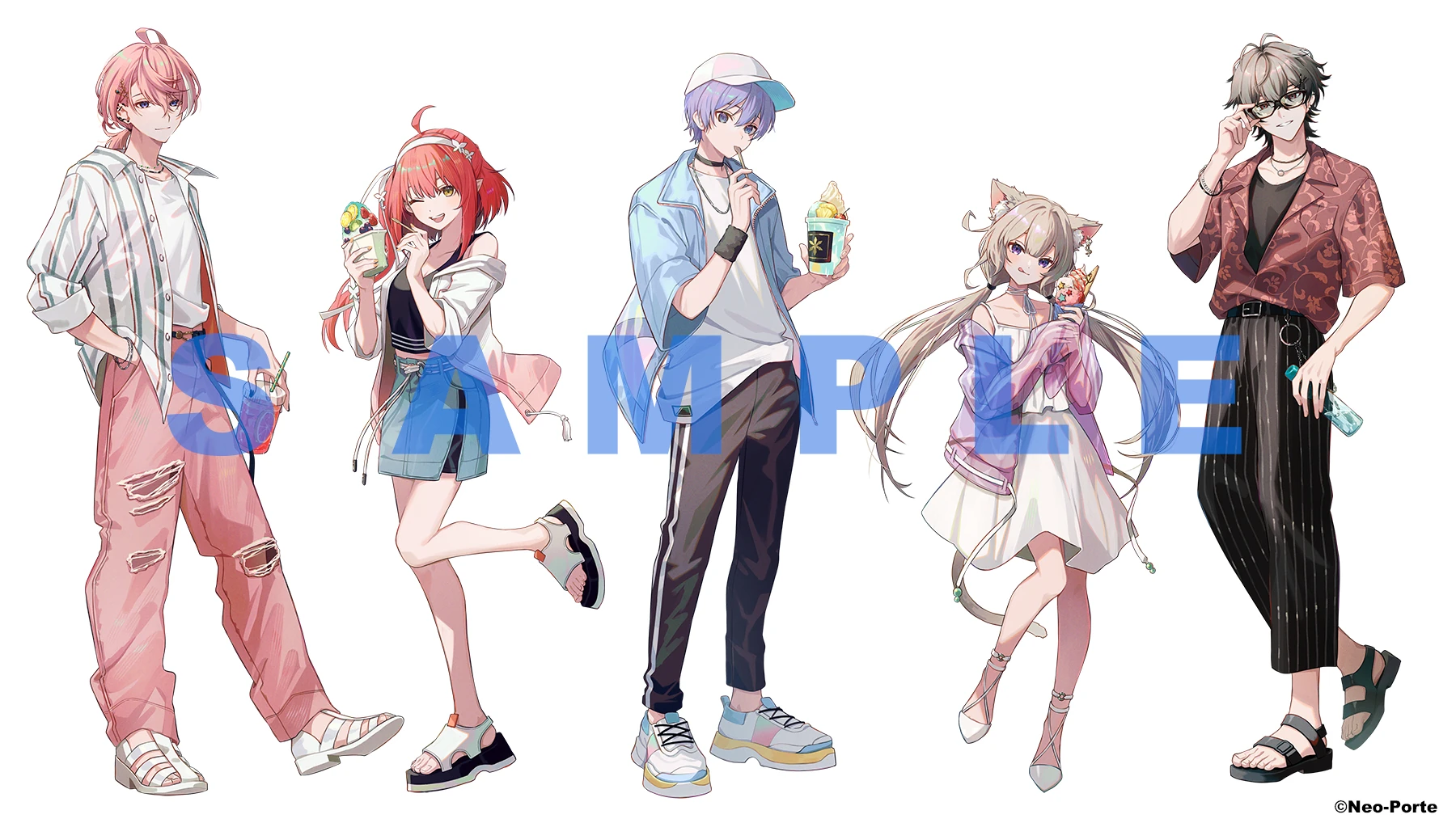 Summer Vacation Goods Illustration by [https://x.com/toubou_hpmy/status/1813886354314658064 Hinatsu]