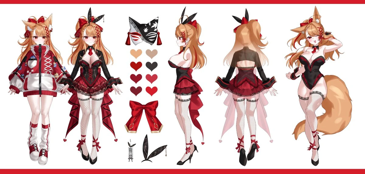 2nd Anniv. Design Reference Sheet