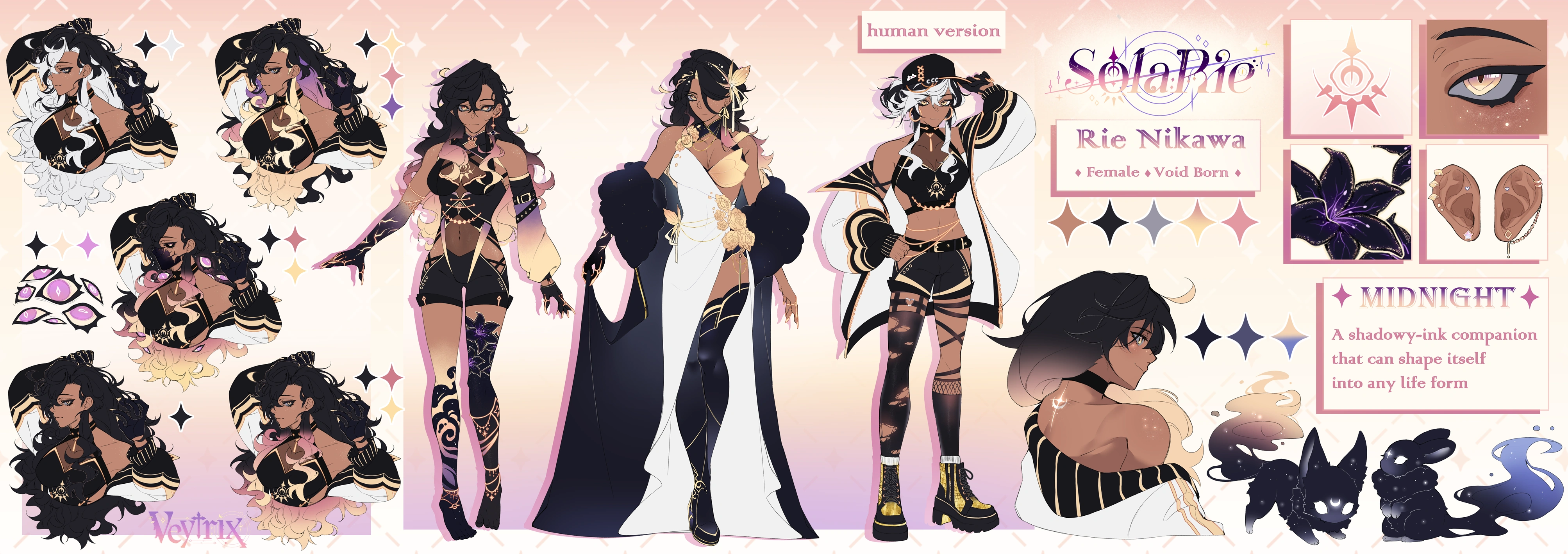 SolaRie Reference Sheet by Veytrix