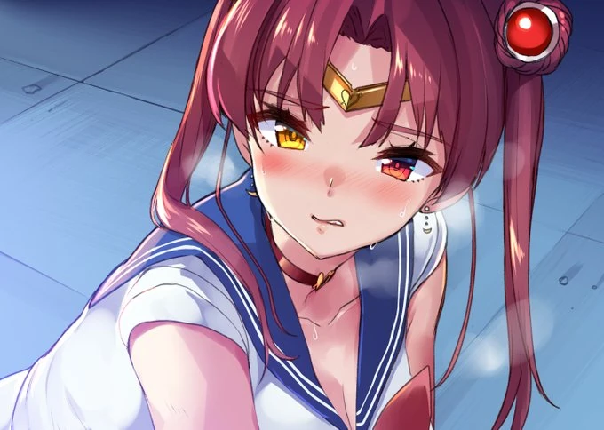 Marine in Sailor Moon Outfit<br> by Akasa Ai