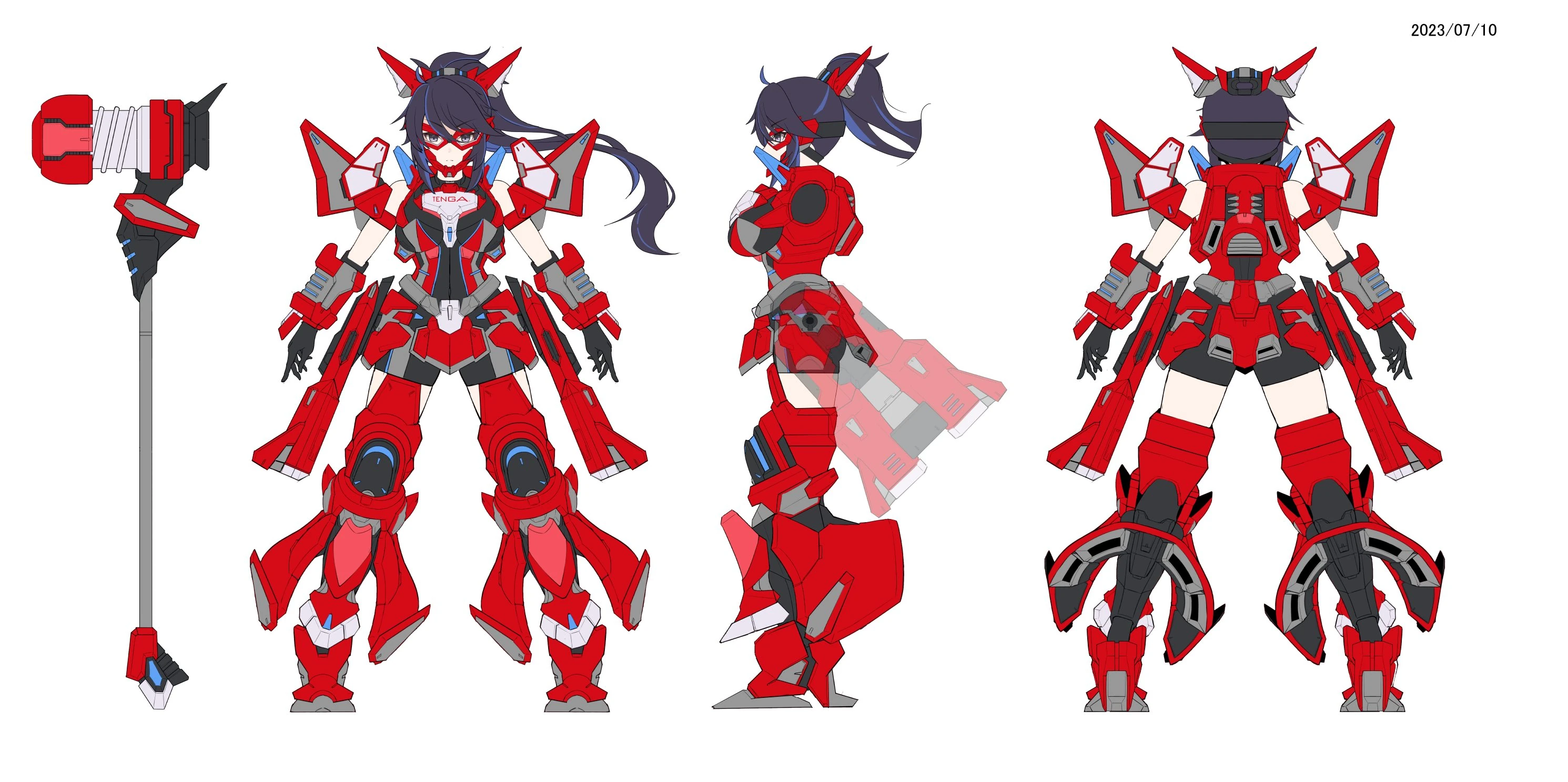 Fifth Outfit Design<br>by Kuramochi Kyoryu