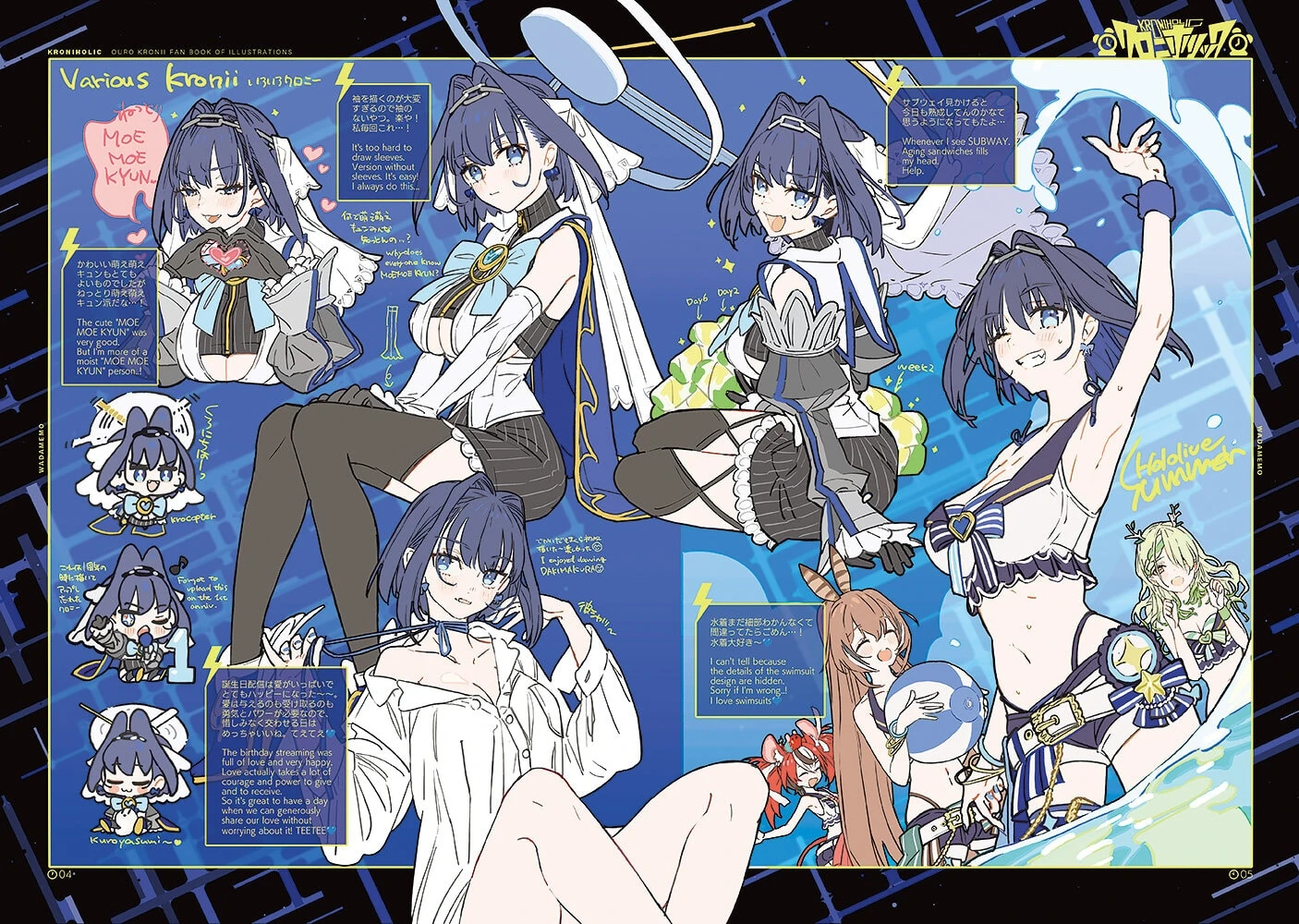 Various Kronii and holoCouncil Summer 2023<br>by WADARCO