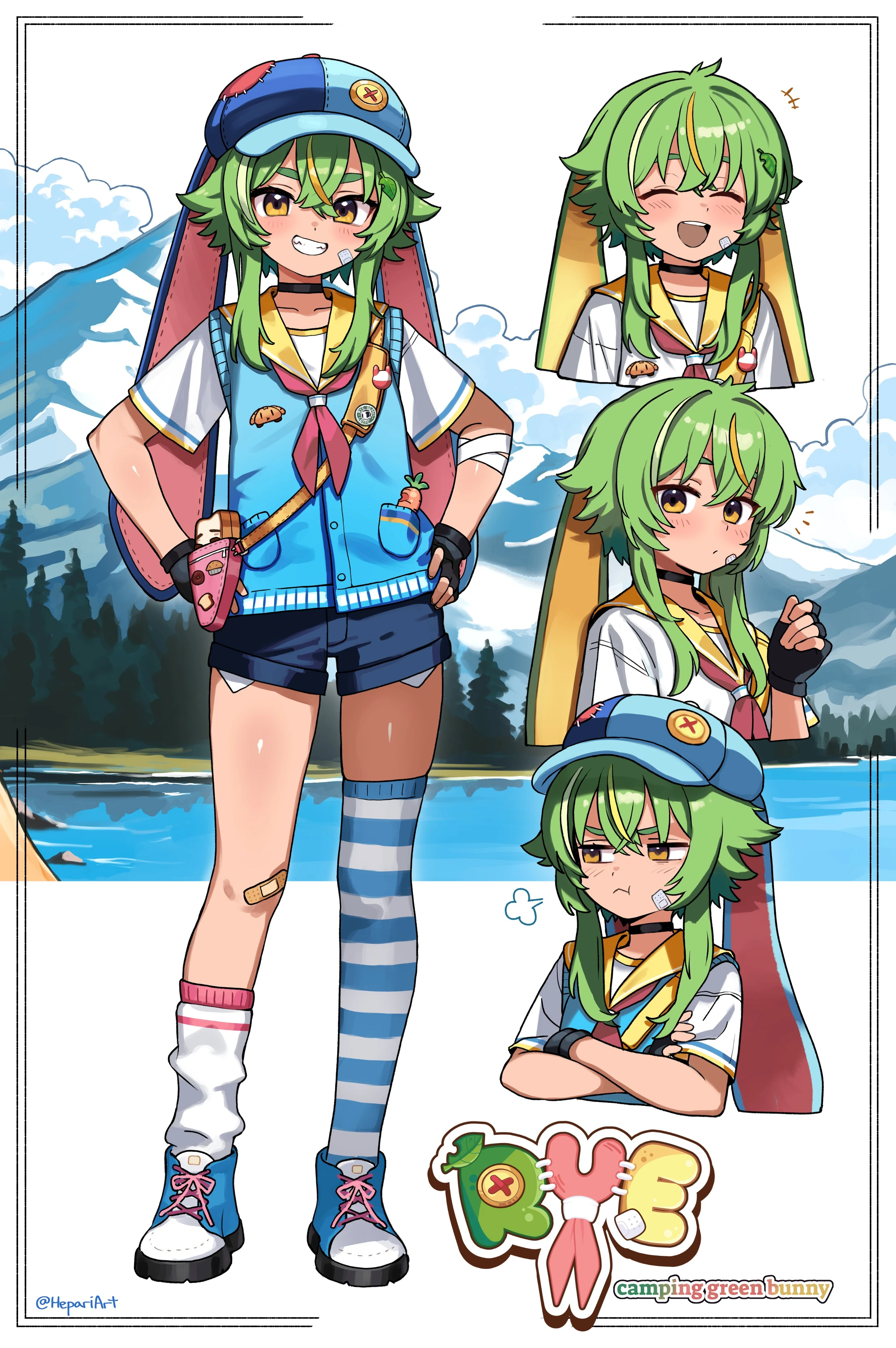 RyeIsBread facial expressions by @HepariArt