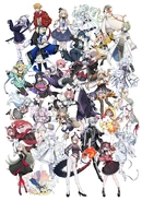 All VEE members, in addition to every VERSEⁿ and NHOT BOT member (as of 23 April 2023) by Maki