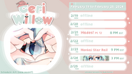 the debut date and a clear picture of the eyes