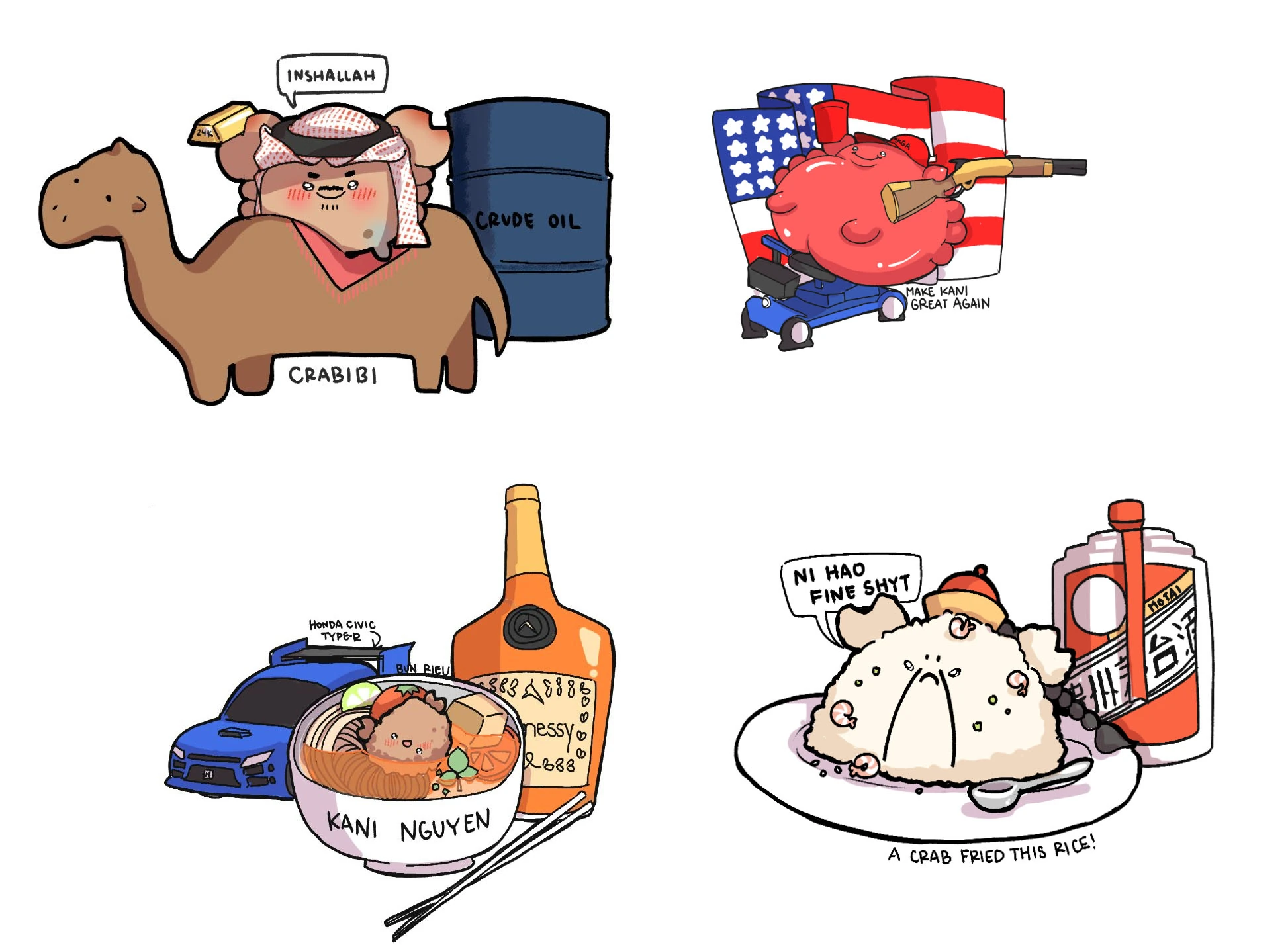 Crabs of Various Ethnicties 2