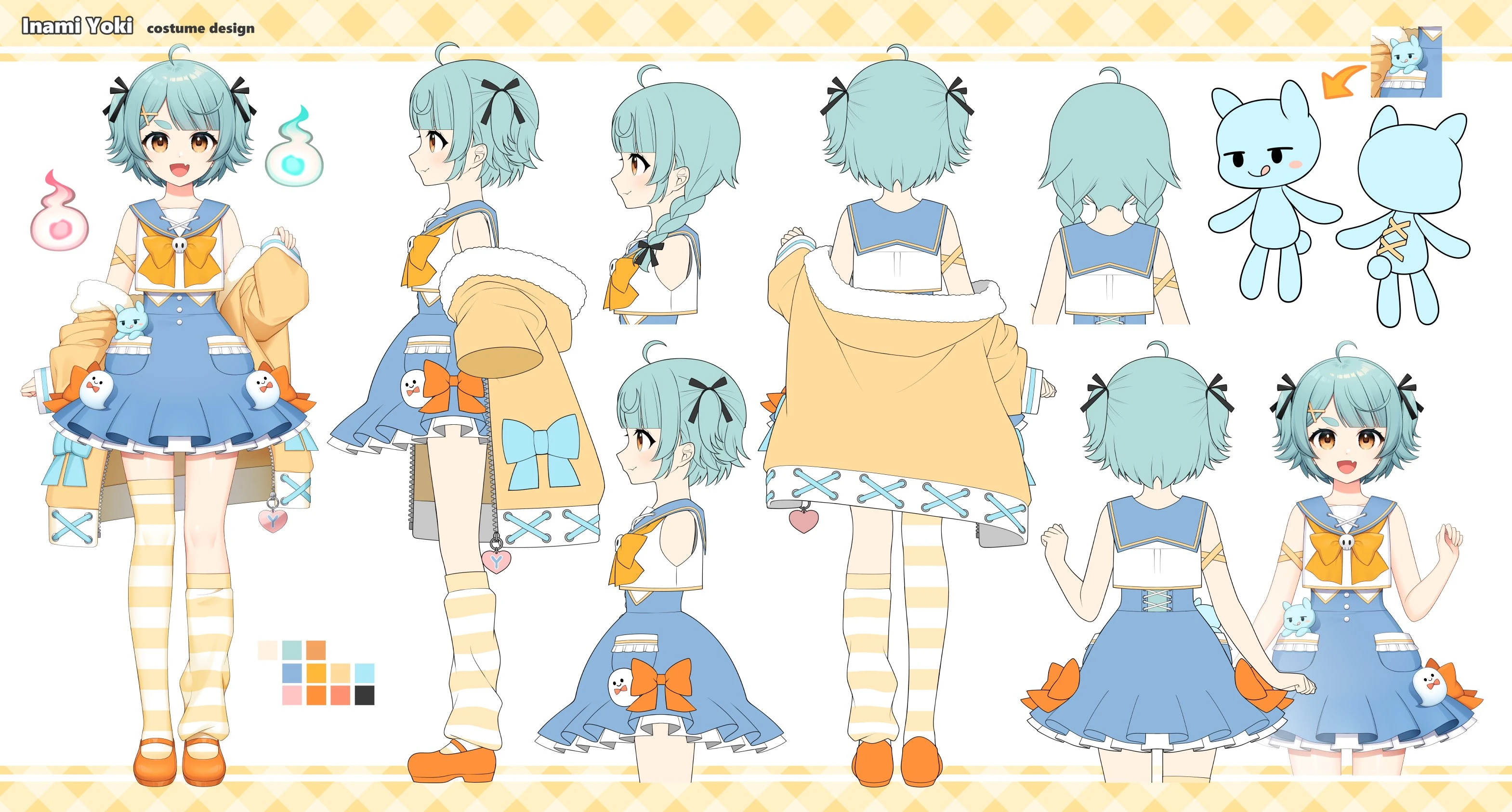 2nd outfit reference sheet