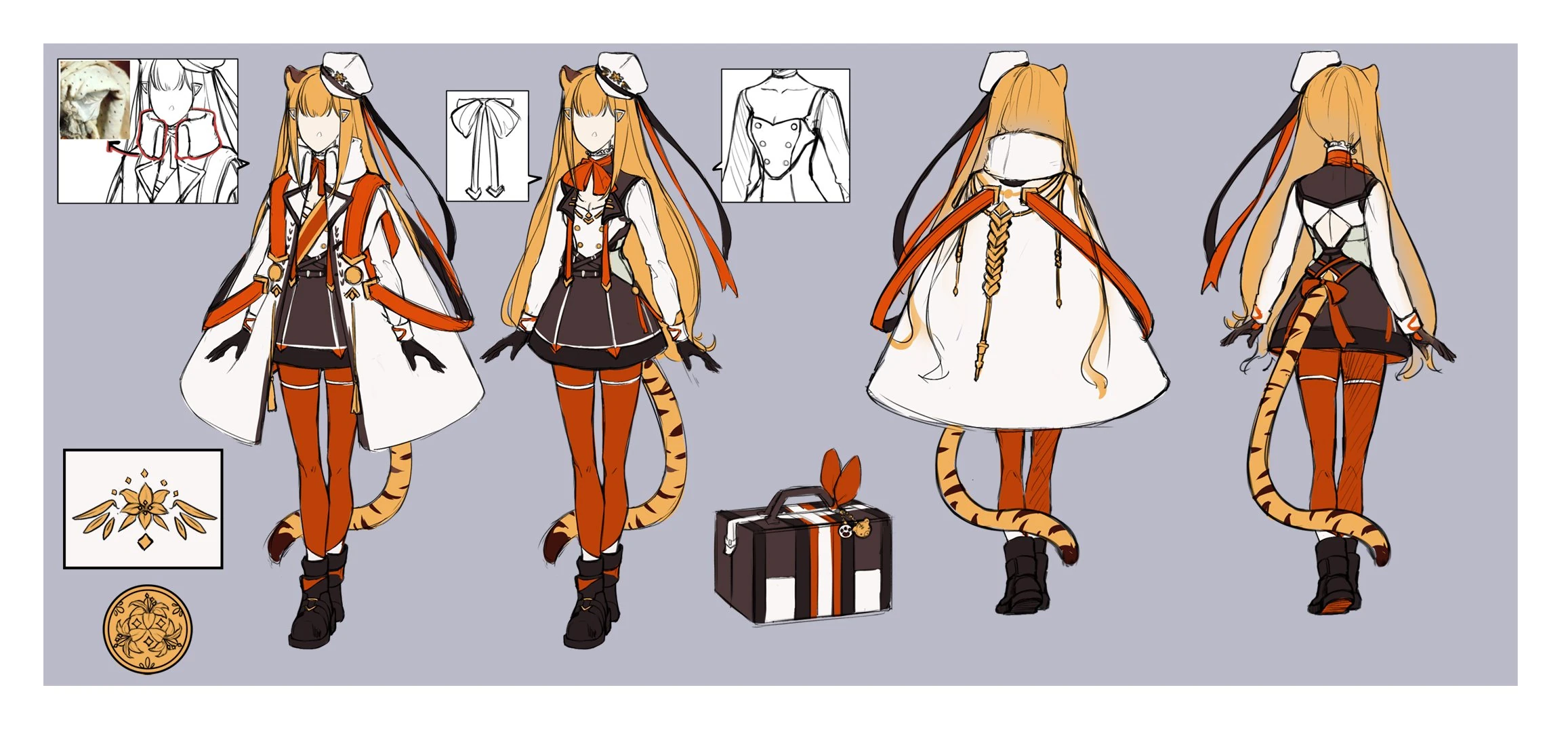 Military Outfit Reference Sheet