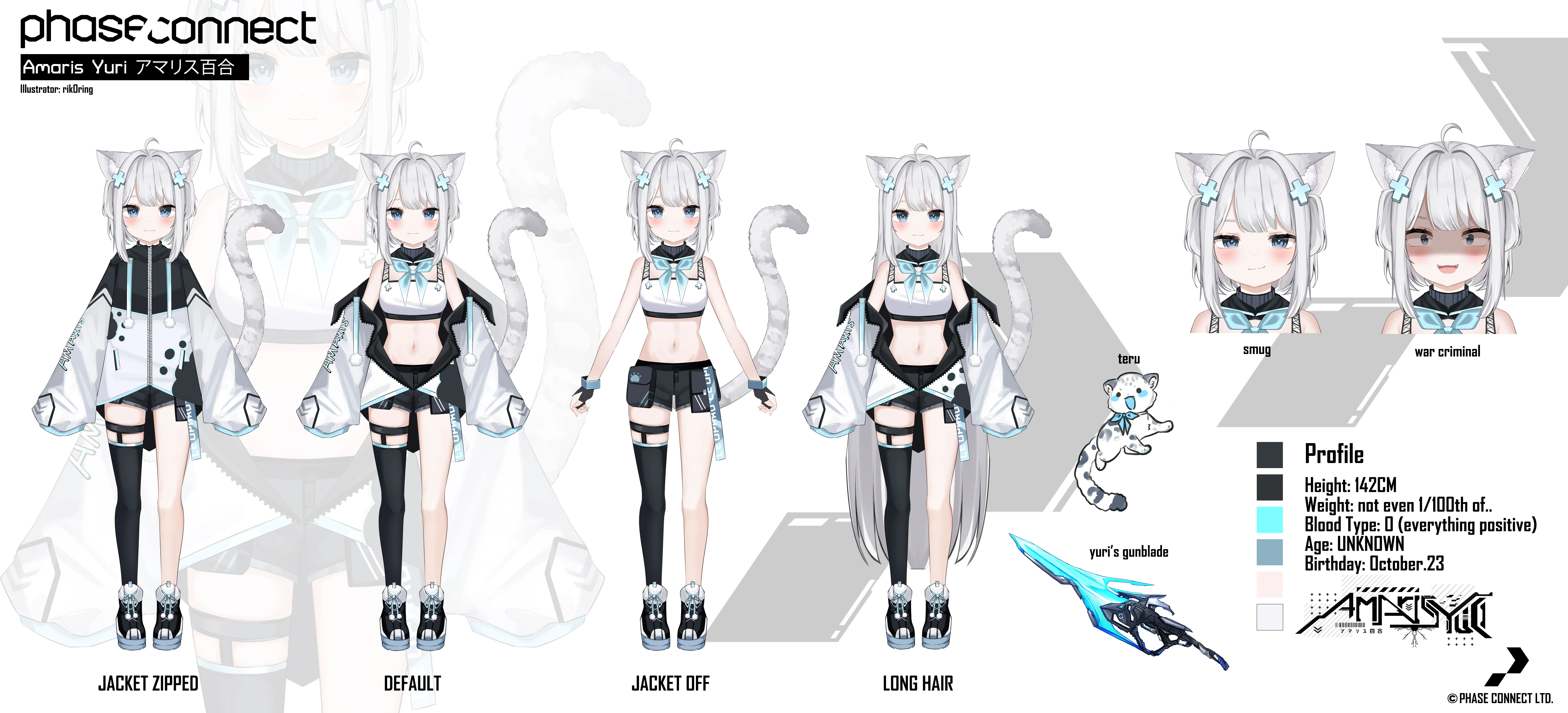 2.0 2nd Outfit Reference Sheet