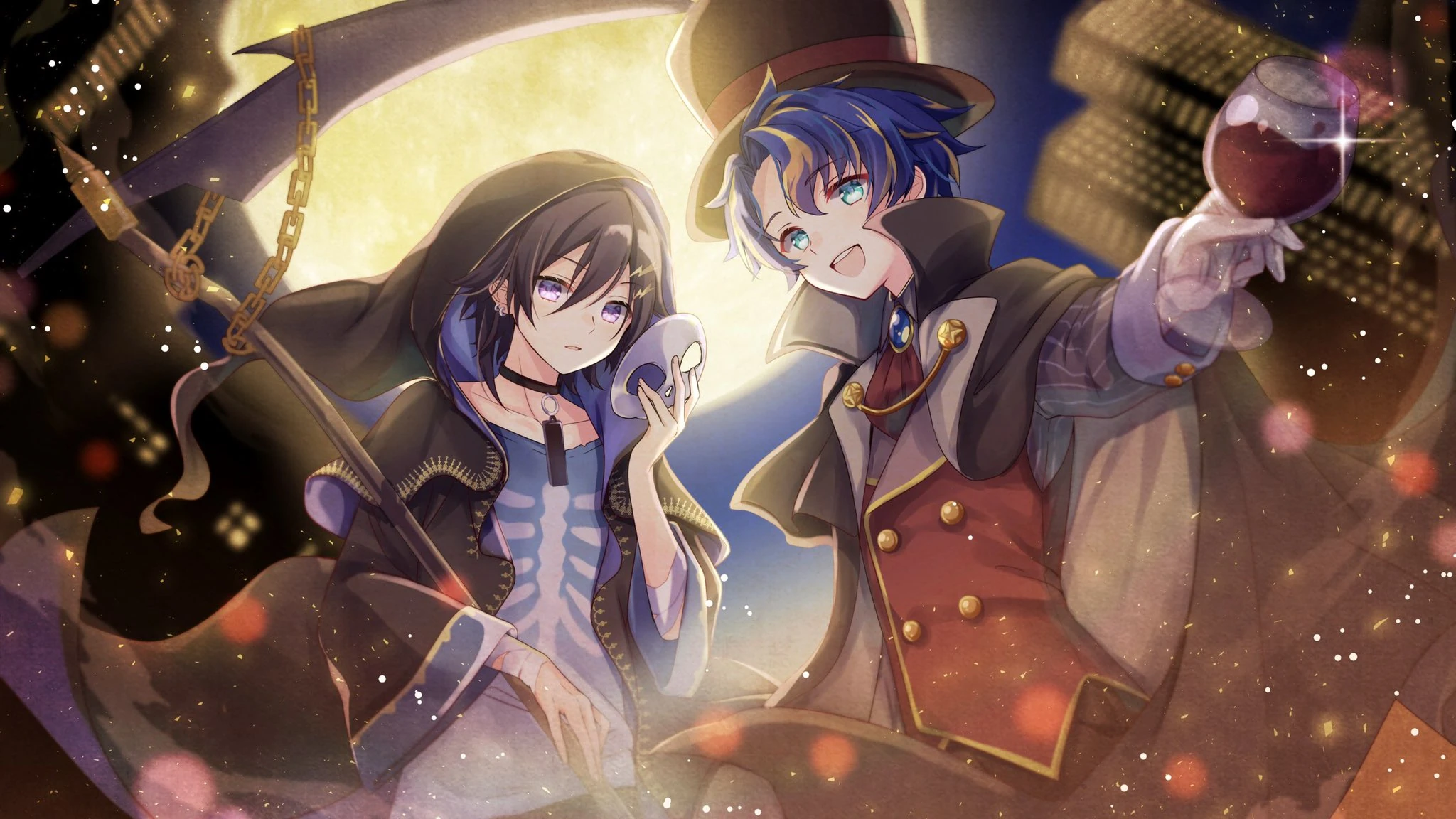 AsuIzu 2021 Halloween Voice Illustration by Gomano Rio