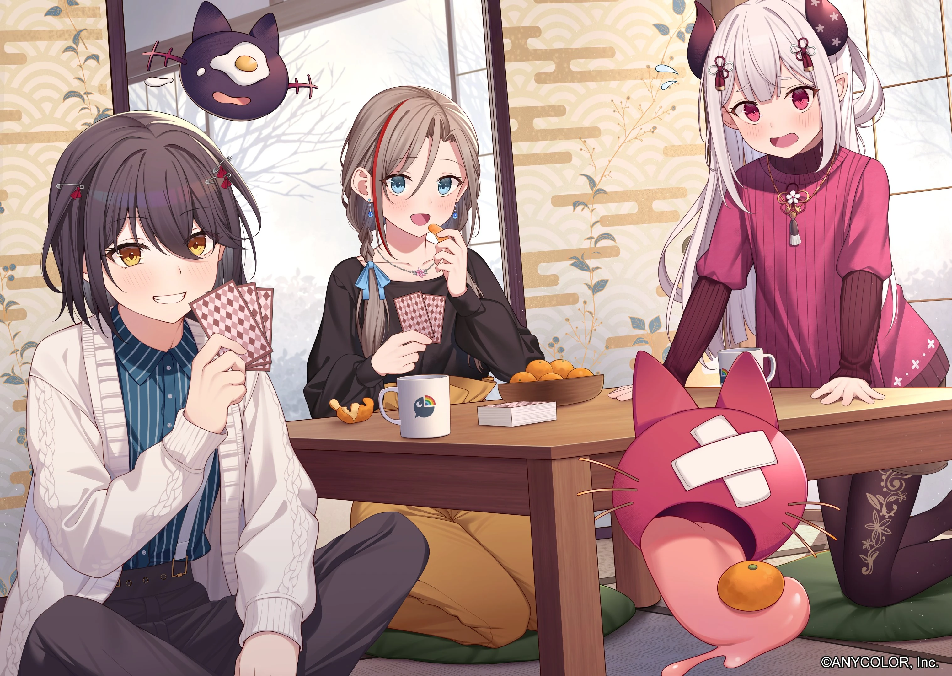 NIJISANJI January Seasonal Voice 2022 key visual<br>by Yukishima Momo