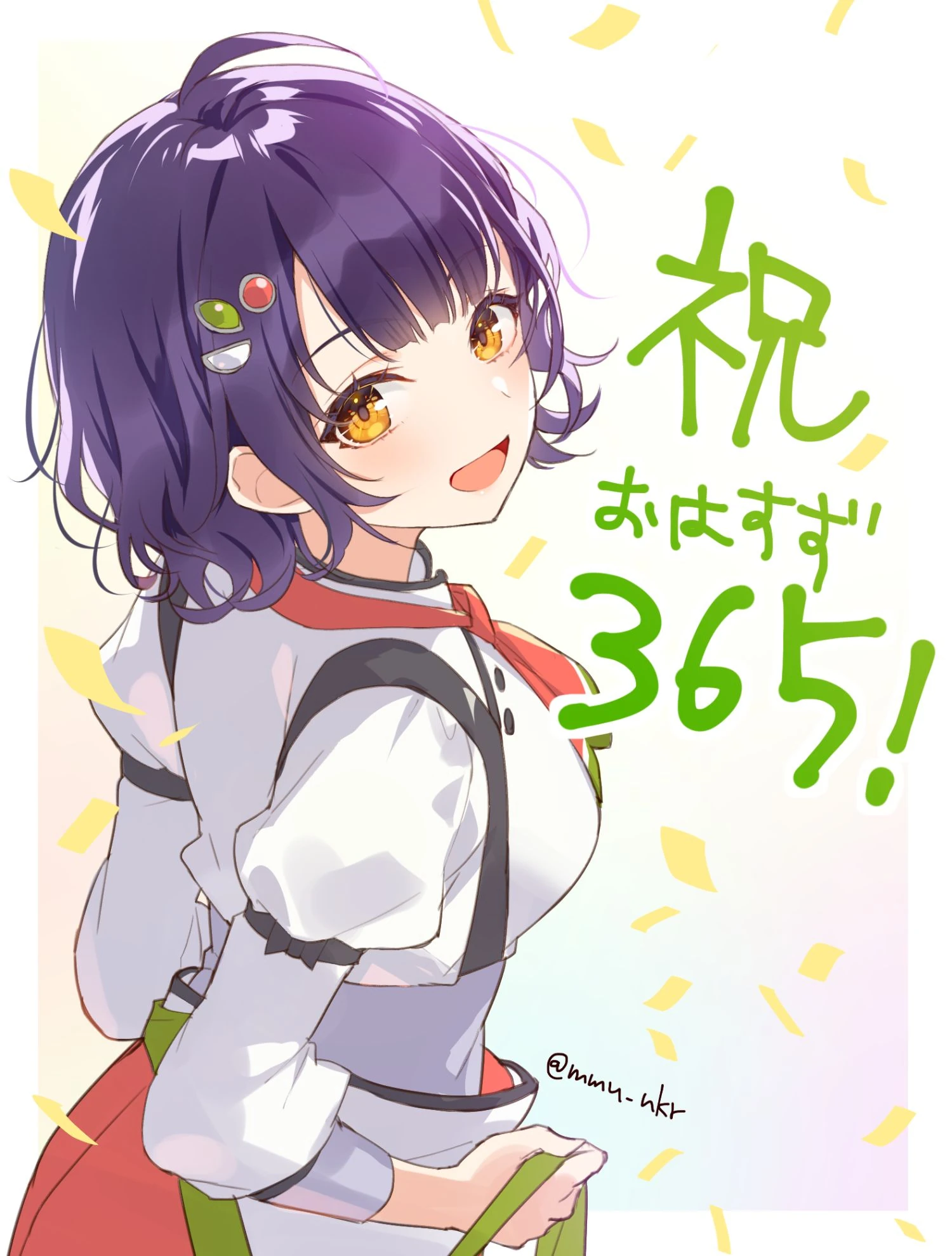 365 Days Celebration Illustration by https://x.com/mmu_nkr/status/1956506217100259581 mmu