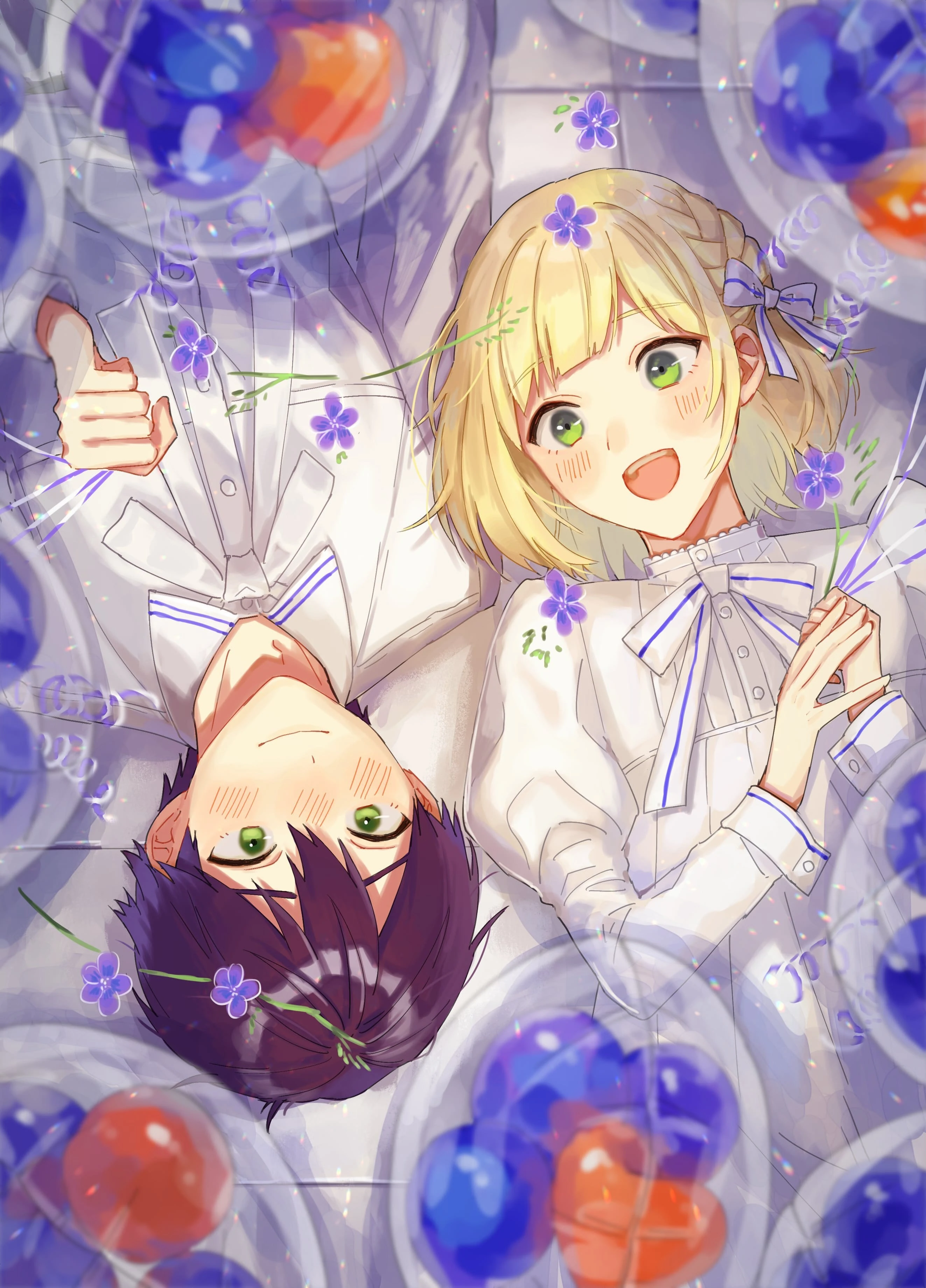 Kenmochi Toya & Suzuya Aki's Unofficial Anthology Contribution Illustration<br>by Suwada