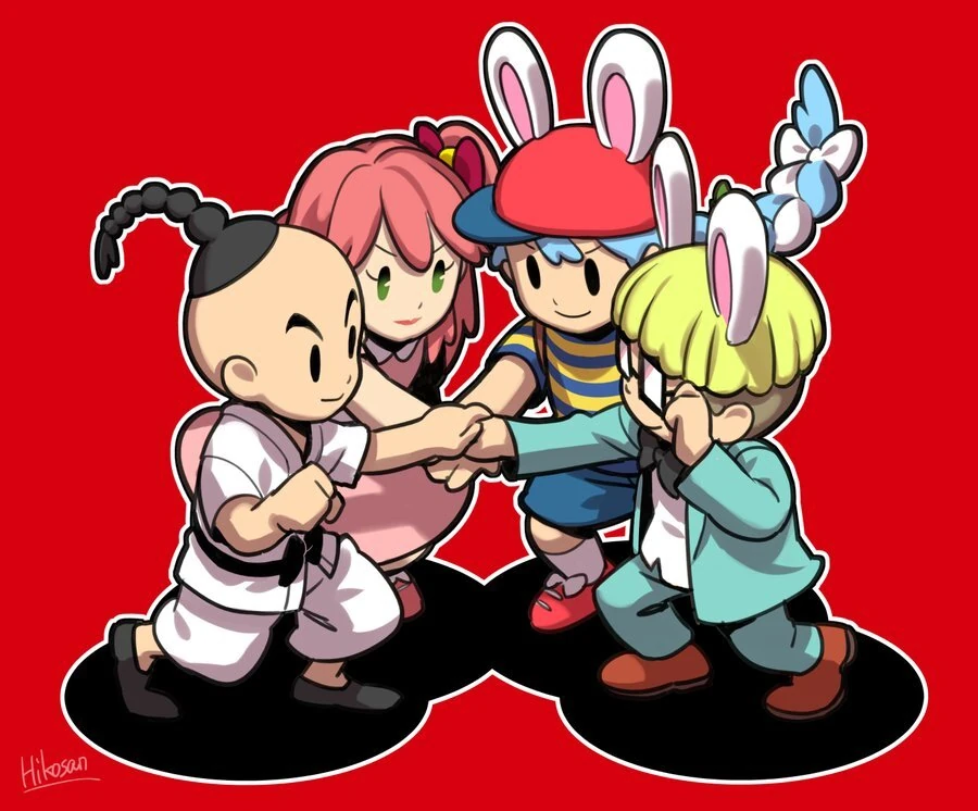 Mother 2 Illustration<br>by Hikosan