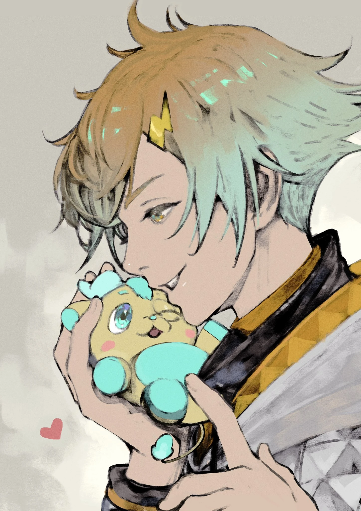 Usami with Kirin-chan Illustration by Raita Kazama