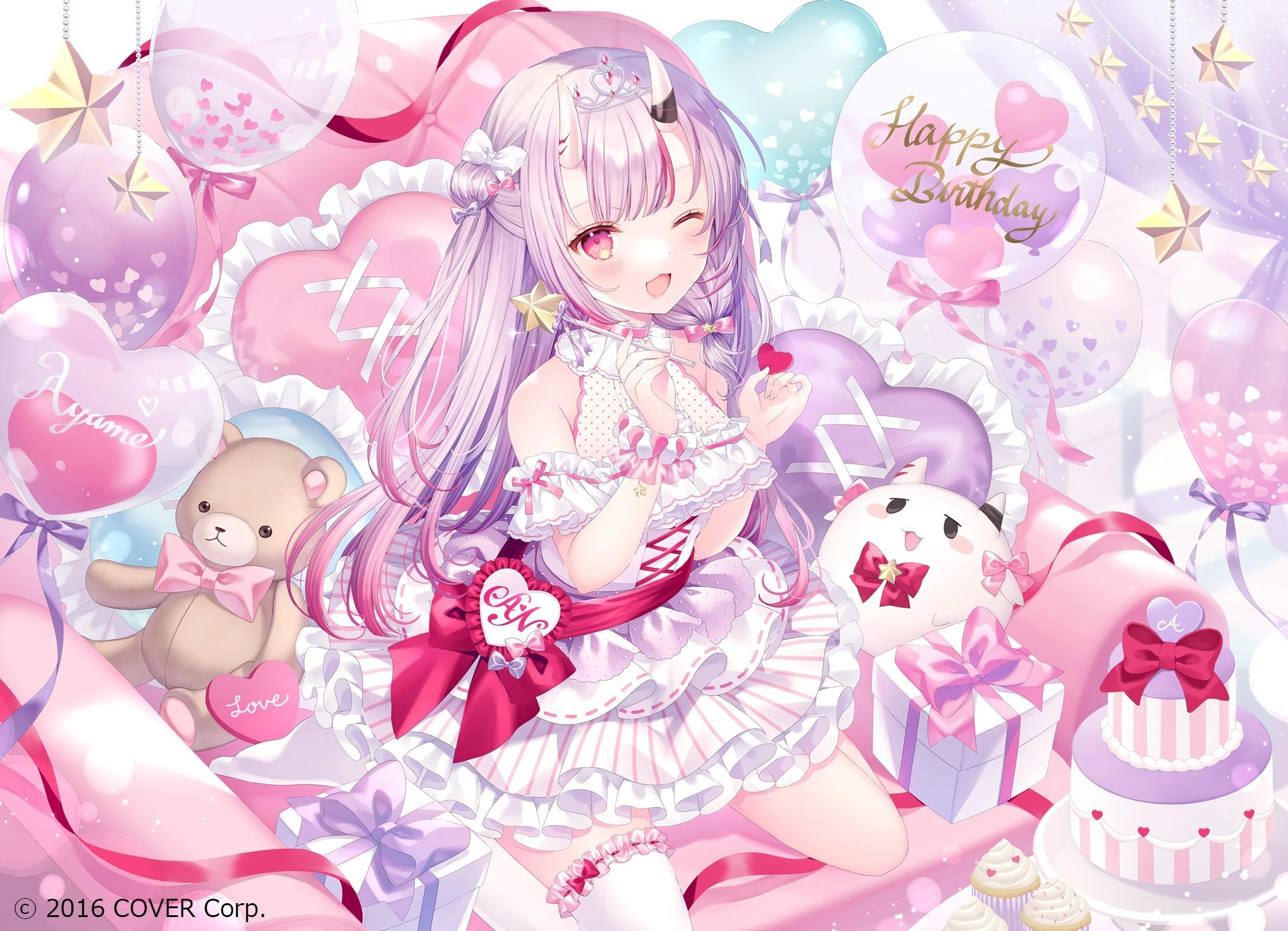 2021 Birthday Postcard Illustration by Wasabi