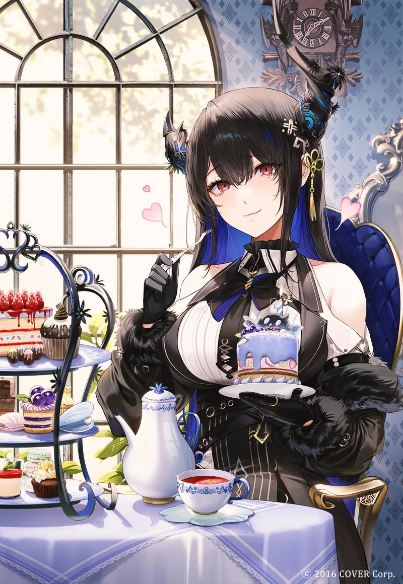 2023 Birthday "Tea Party with Nerissa" Framed Art Board and Postcard by EB十