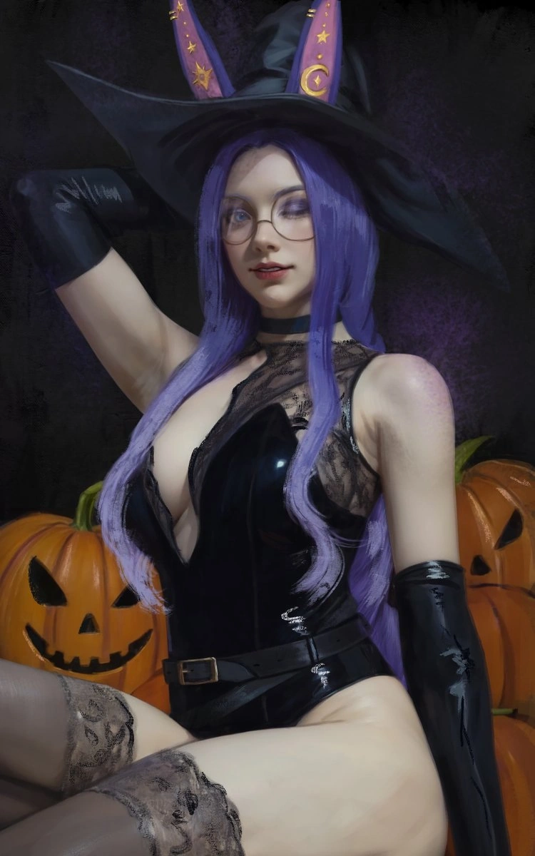 '''Halloween Bunny art by @ins_evil'''