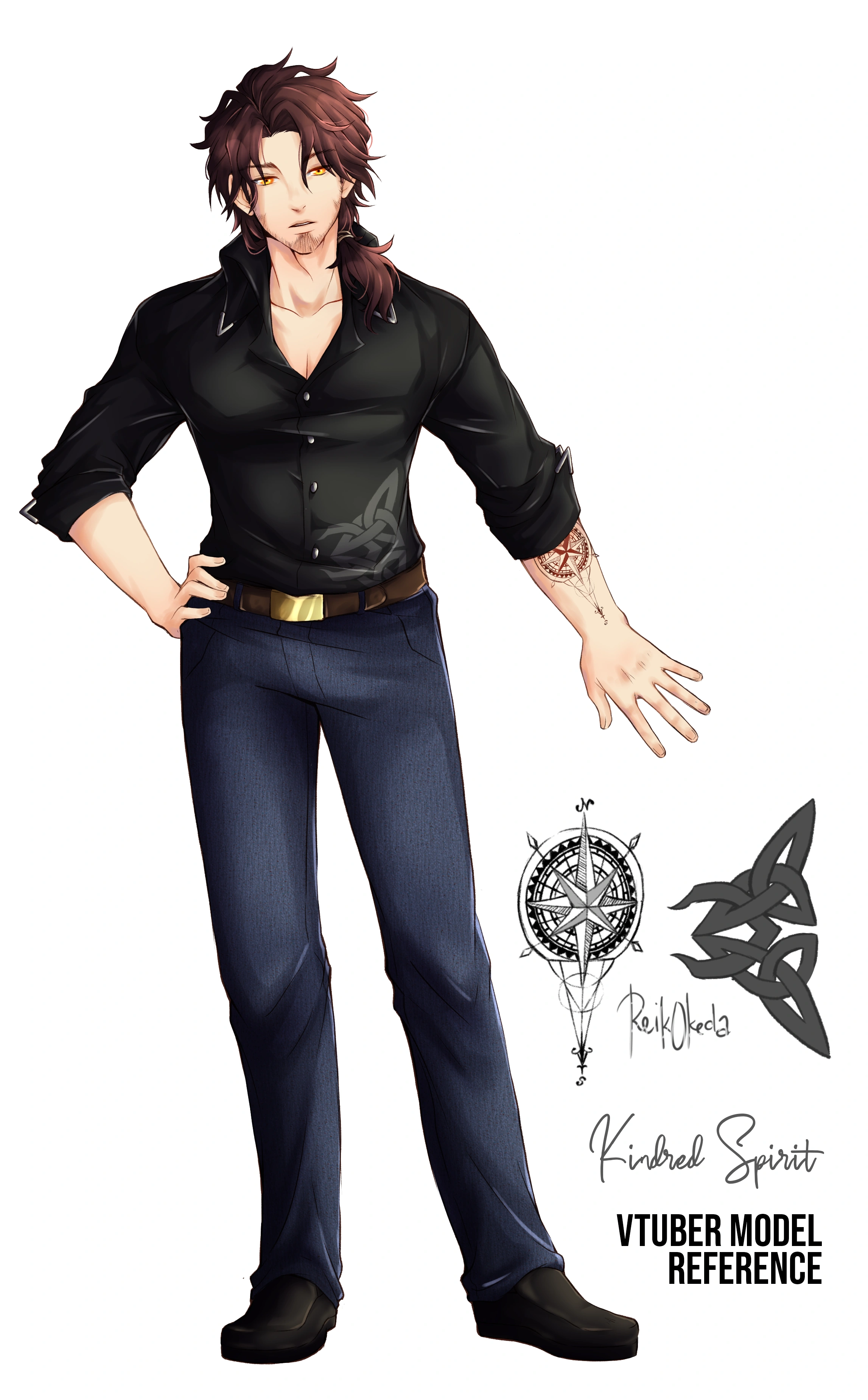 Kindred's first VTuber design reference