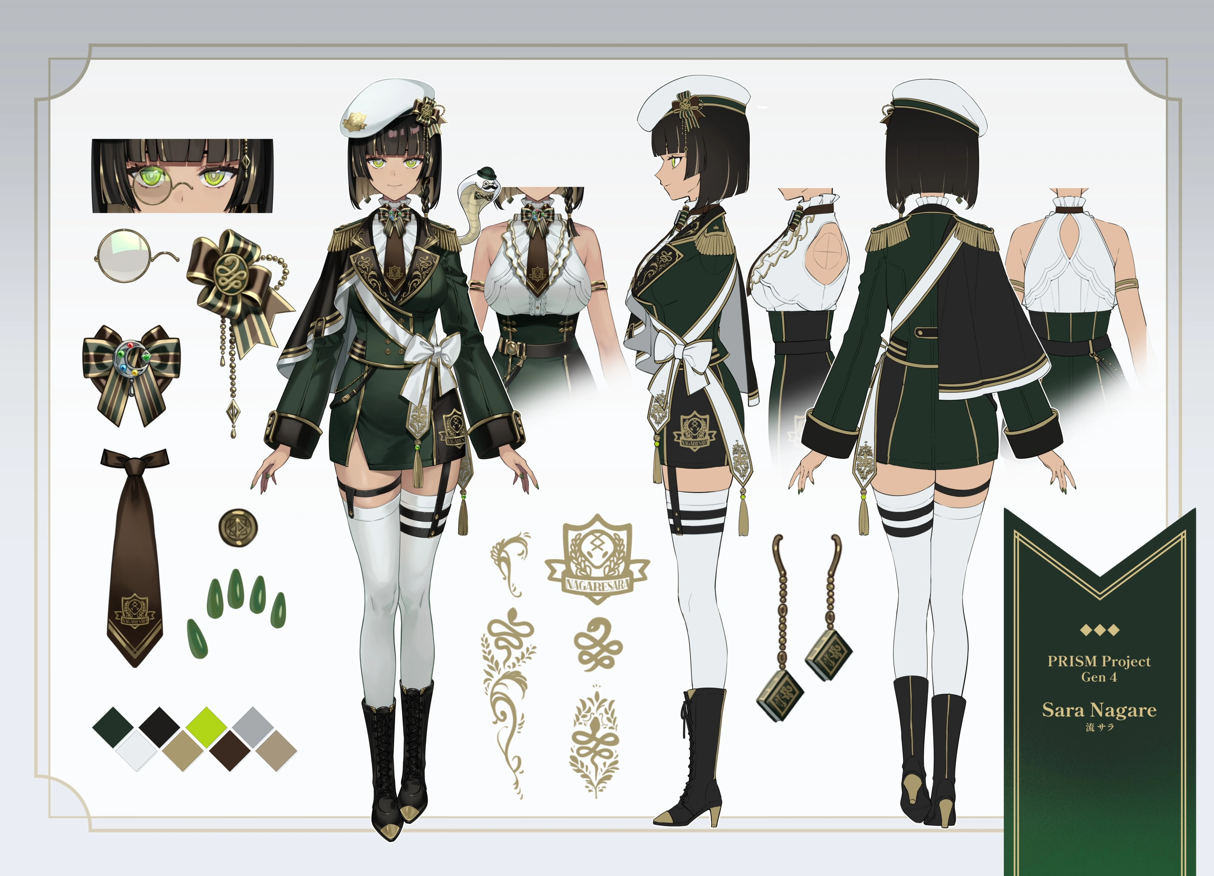 Second outfit reference sheet<br>by noka