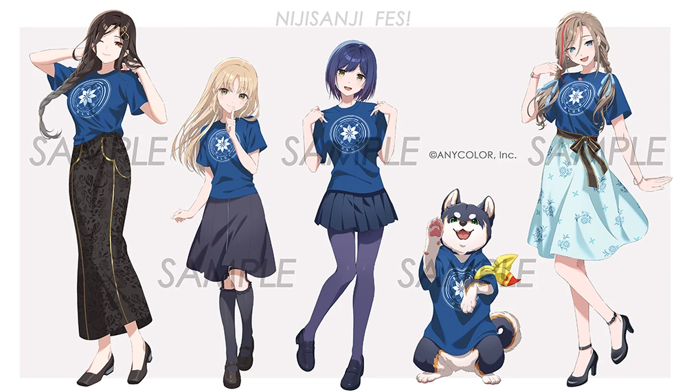 NijiFes 2023 Blue Class Illustration by Dolustoy