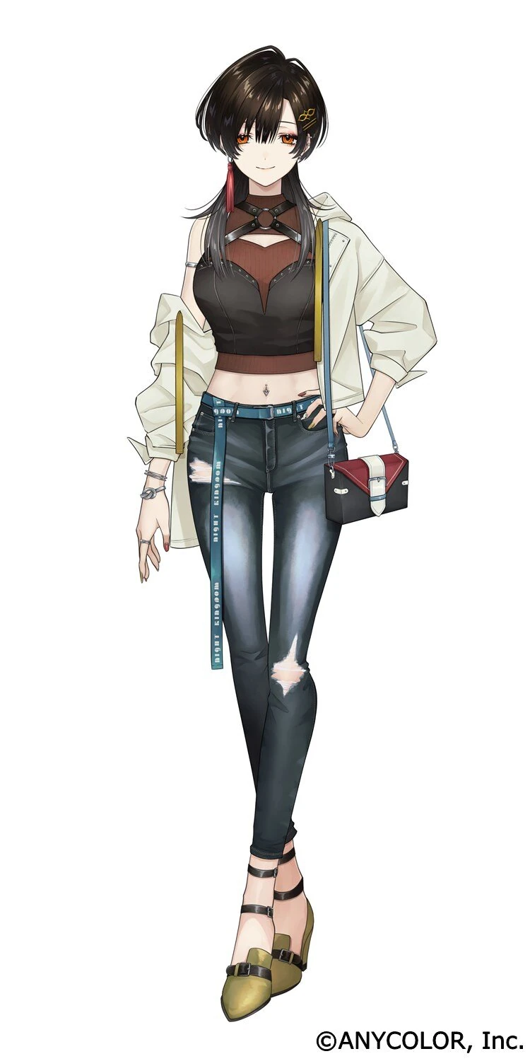 Casual Outfit With Wolf Cut