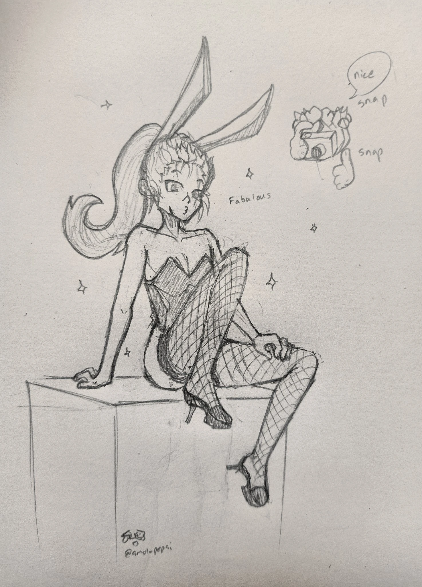 Haya in a Bunny Suit by Bepsip