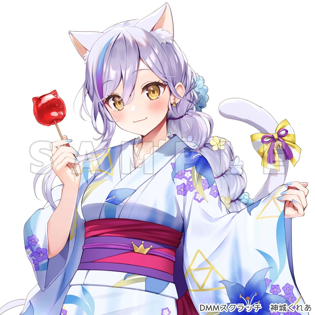 DMM Scratch x Kamishiro Kurea Illustration<br>by Momoshiki
