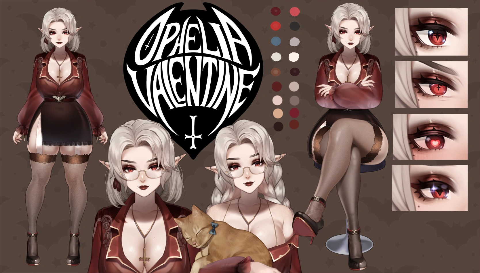 Val Office Outfit Reference Sheet