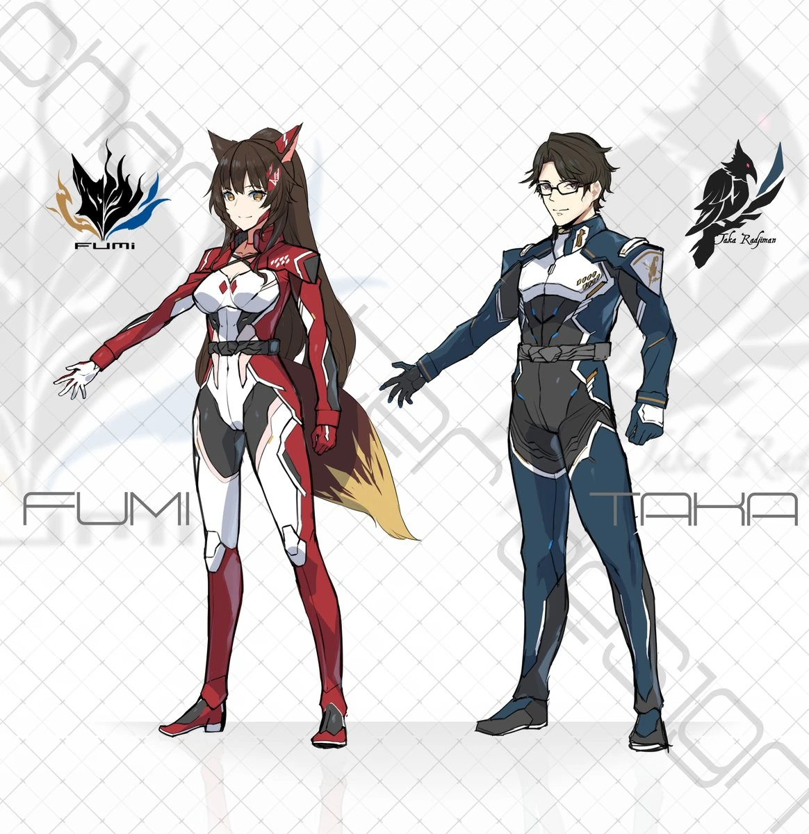 Taka Radjiman and Fumi by KURI